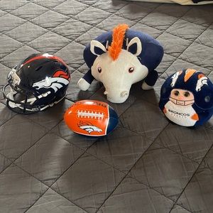 Denver Broncos football helmet